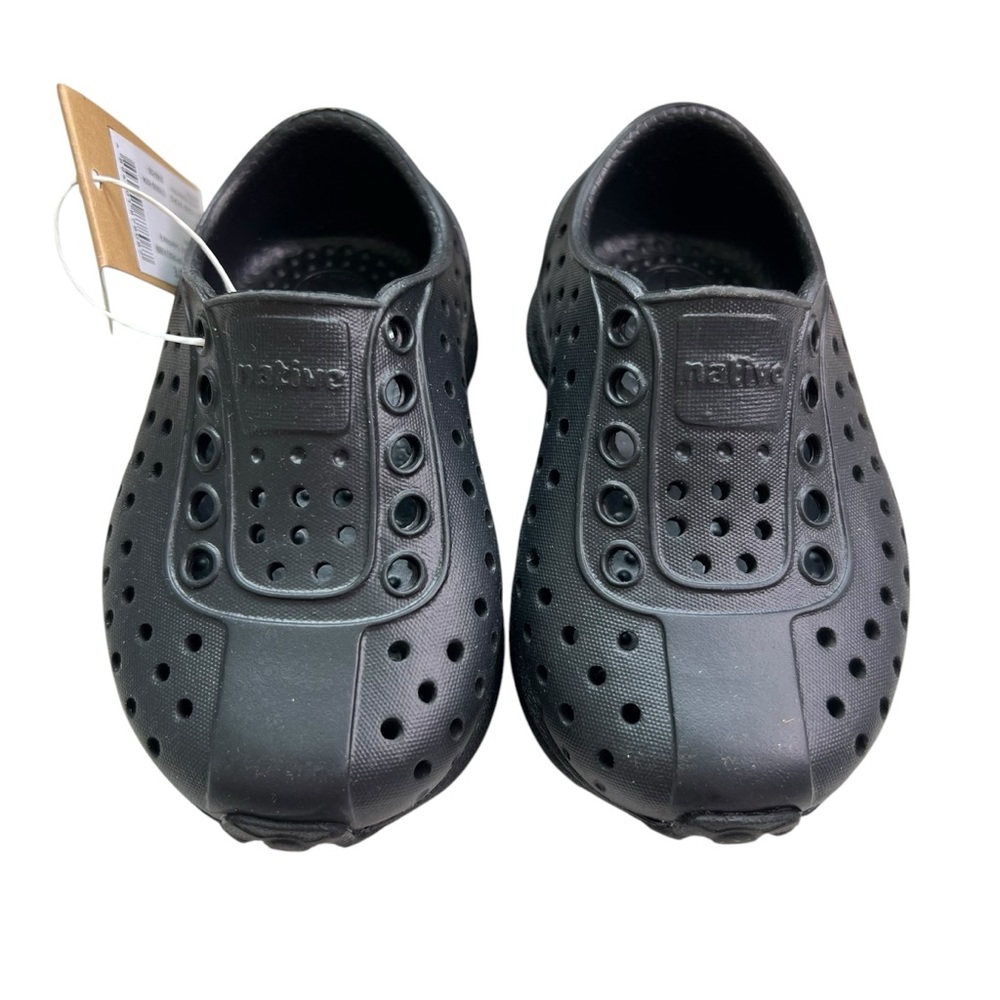 Native NEW Black Robbie Sugarlite Slip On Summer Shoes C4 C5 4 5 - Picture 11 of 11